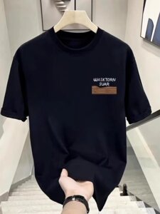 欧洲站新款重磅短袖T恤男装潮牌宽松圆领上衣ins运动休闲情侣T恤