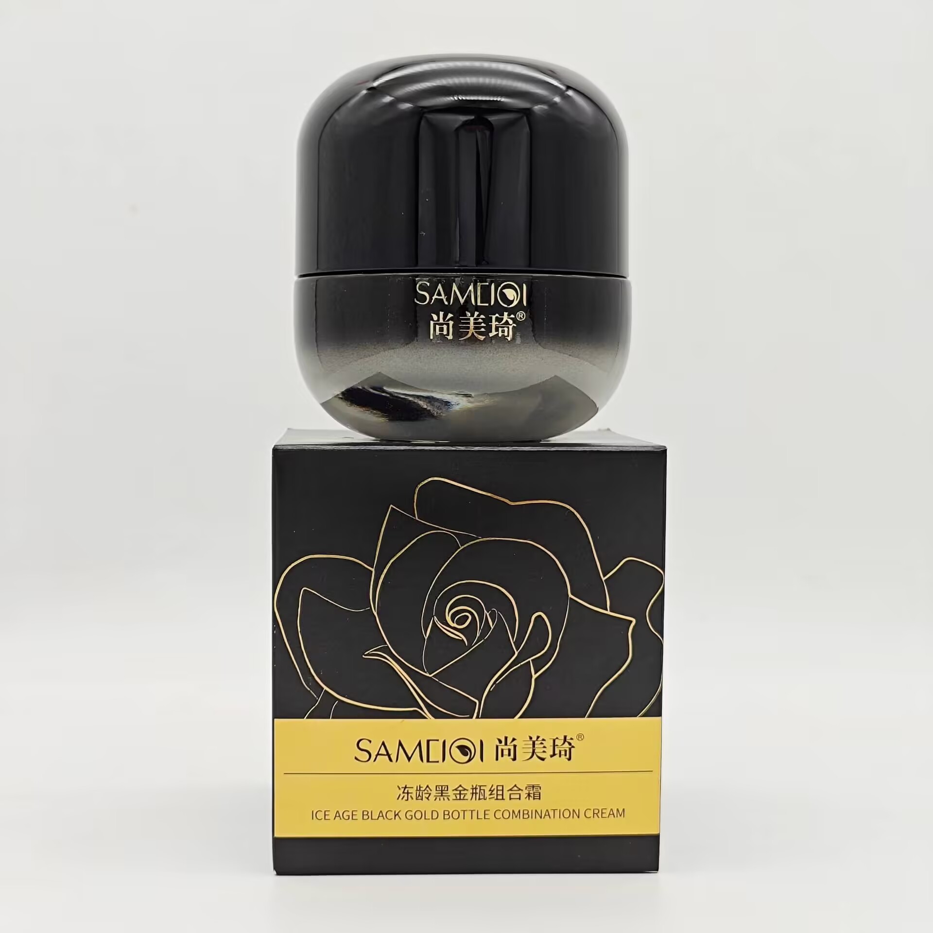 尚美琦冻龄黑金瓶组合霜眼霜15g面霜50g呵护肌肤提亮增弹淡化细纹