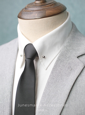 碾压小鲜肉 六月男人 黑石 领针棒衬衫领口针领针使徒行者马国明