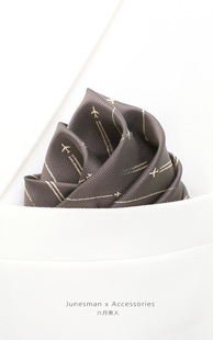 小方巾 TOPGUN 飞行员 西装 西服胸口袋巾男士 六月男人 手工制