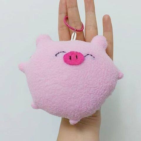 diy小猪布艺电子图纸,纸样,视频制作教程,学生手工作业