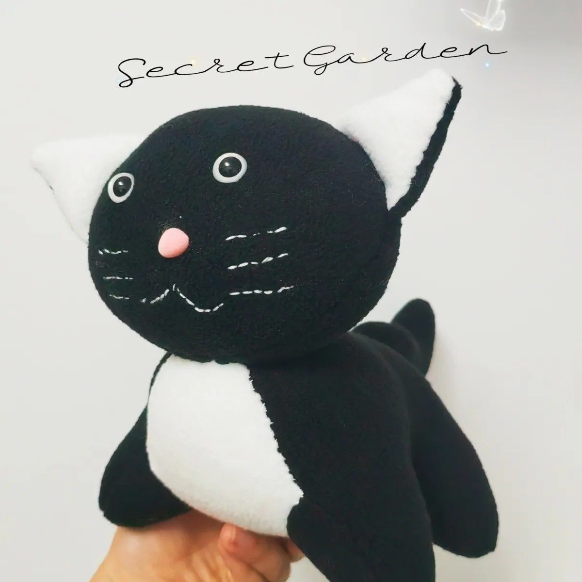 布偶——日式小猫咪图纸diy纸样电子版手工布艺 布娃娃 布偶自制