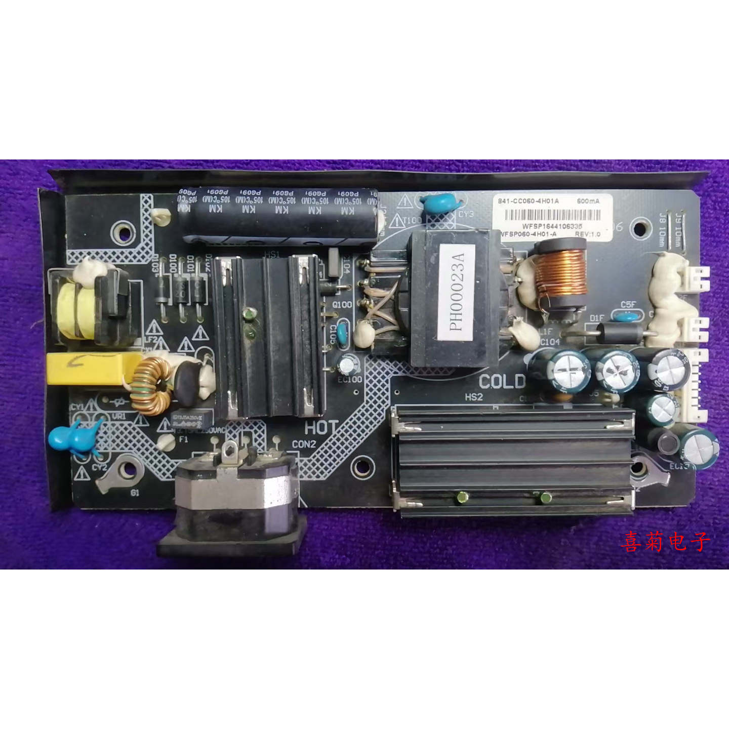 液晶显示器 K1C1F E32B324C 电源板 WFSP060-4H01-A