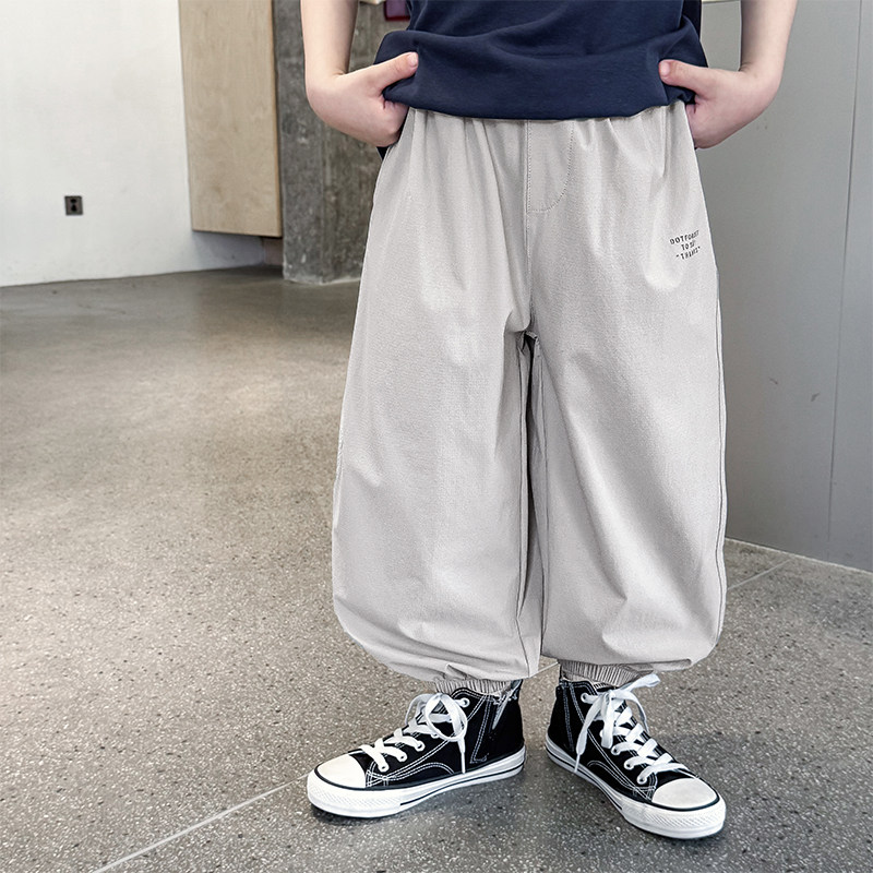 男童防蚊裤2026夏季新款儿童速干裤轻薄冰丝凉感户外男宝夏装裤子