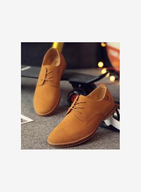 Casual oxford suede shoes men size 46 47男士反绒皮休闲牛筋鞋