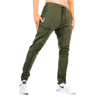 slim gym quality pants for men elastic fitness sport trouser