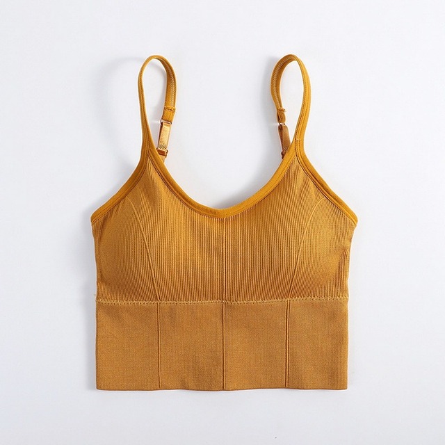 Women's tube top Beauty Back bralette Seamless sports bra wo 运动服/休闲服装 运动文胸 原图主图