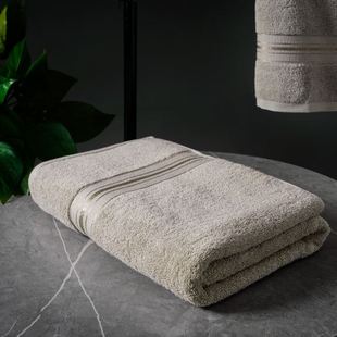 Cotton Bath Towel Set Absorbent Adult Bath Towels Solid