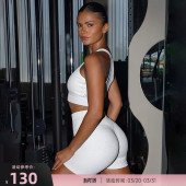 高腰针织健身短裤 螺纹细闪运动紧身短裤 Sparkle 重塑之路 RESHAPE