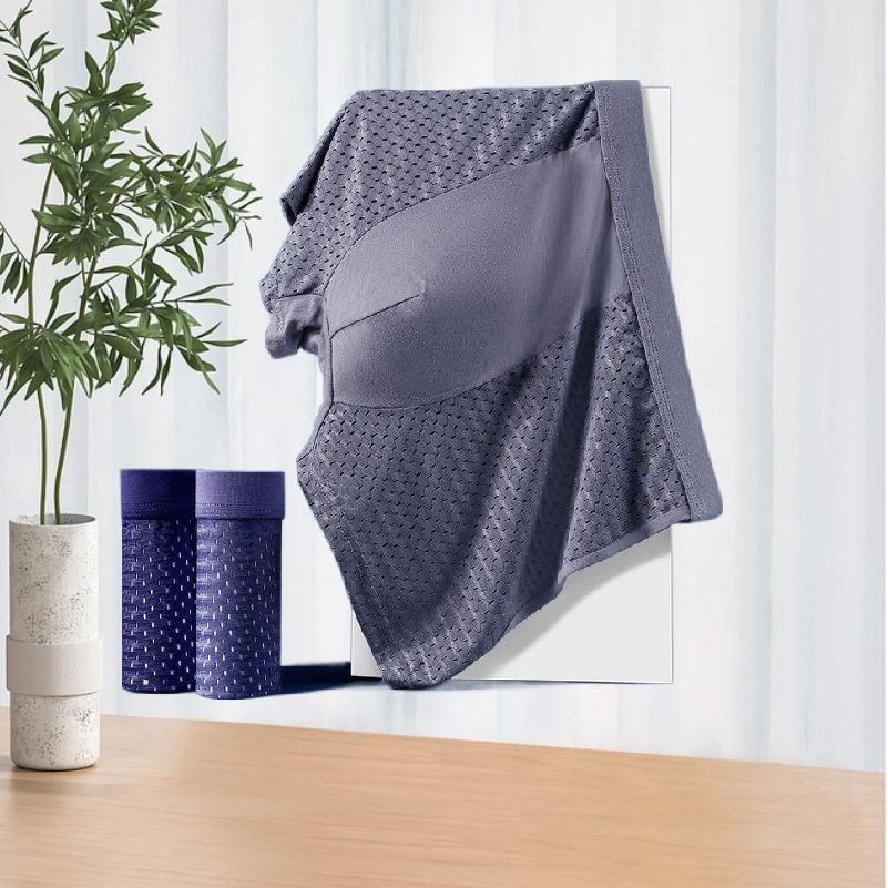 男士冰丝内裤男加大码网孔平角裤衩网眼透气内裤速干运动四角裤头,女士内衣/男士内衣/家居服,男平角内裤,淘宝优惠券,粉丝福利购,淘宝优惠卷