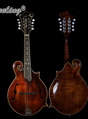 曼陀铃琴FM-F3000全单板手工mandolin曼陀林西洋乐器厂家直销