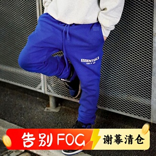 FOG复线ESSENTIALS慈善限定长裤反光TMC联名休闲卫裤秋冬棉质裤子