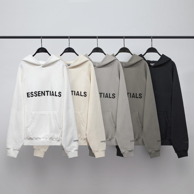 FEAR OF GOD 复线ESSENTIALS胸前字母高街风连帽卫衣FOG宽松男女