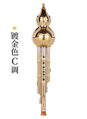 学生儿童小孩初学专业金属镀铜防水防摔耐摔葫芦丝A调C调降B调