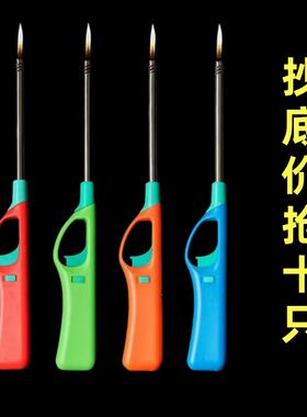 加长杆打火枪厨房点火器家用明火灶台点火枪点煤气超长打火机手柄