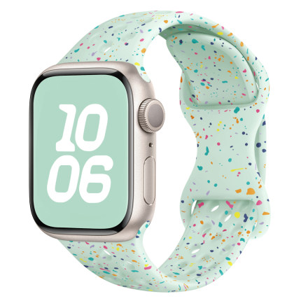 适用iwatch10表带苹果S9手表applewatch9硅胶S10女S8新款S7腕带8可爱SE2高级感7配件S6夏季ultra2男运动智能