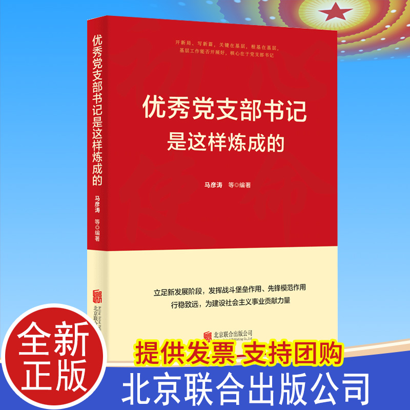 2021正版 优秀党支部书记是这样炼成的 北京联合出版公司 基层党的组织培训党务工作者实用手册 党建读物 新发展阶段新理念