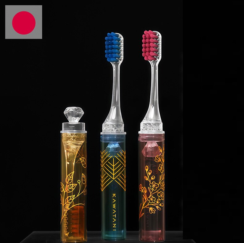 Kawatani高档便携式软毛牙刷