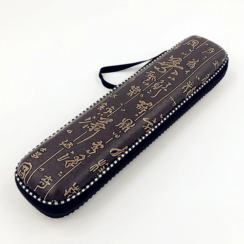 铜岭明珠 Ding Zilin Рафинированная флейта упаковка фиолетовая бамбуковая флейта -сумка подарочная коробка двойная фестиваль кожаная коробка