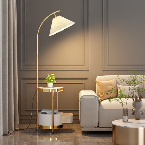 轻奢落地灯客厅卧室床头柜高级感