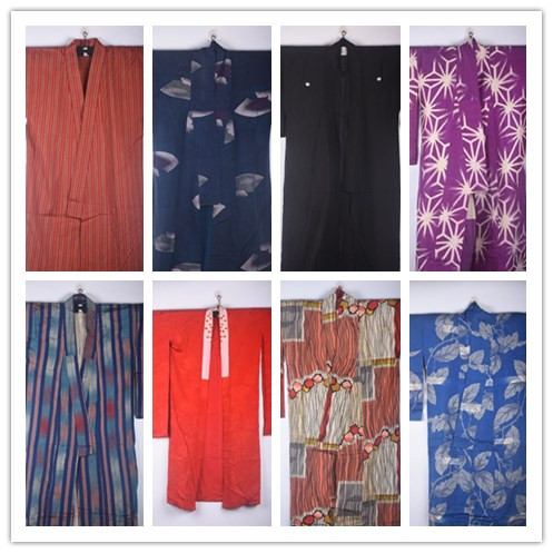 古着vintage风振袖羽织外穿和服