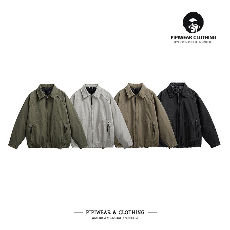 冬天潮牌90白鸭绒轻薄款男士2026新款羽绒服冬季工装抗寒保暖外套