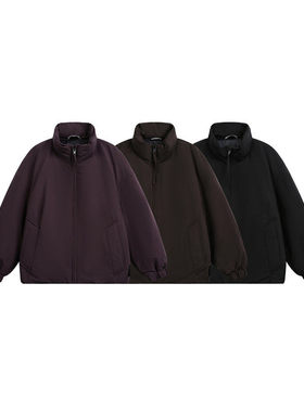 SEVENNOS 复古立领三色基础款羽绒服  9107