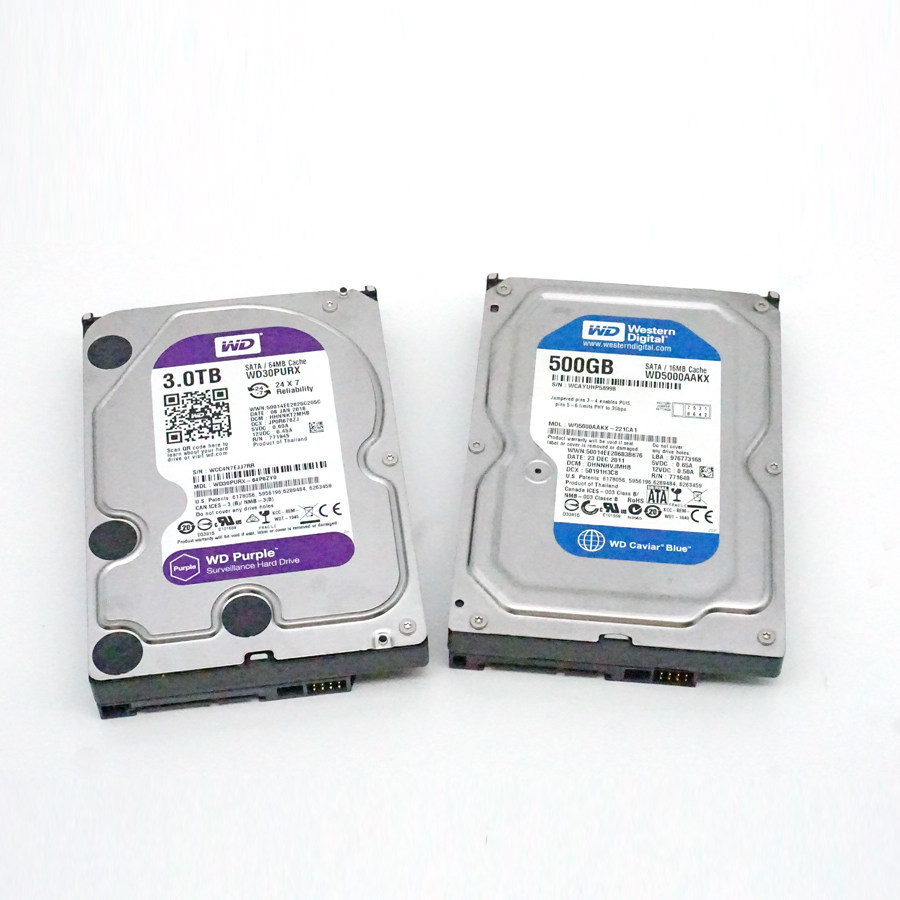 拆机3.5寸500g 3t 垂直式 硬盘 s.m.a.r.t全绿