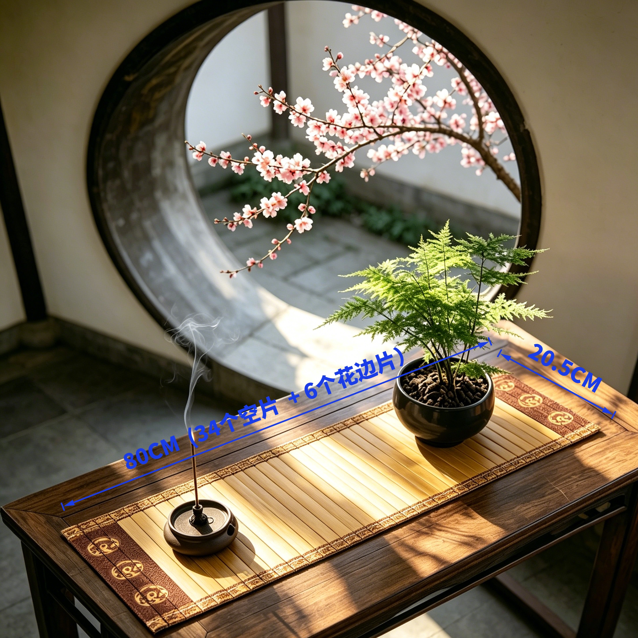 空白竹简书写毛笔记号笔竹片竹签竹简定制