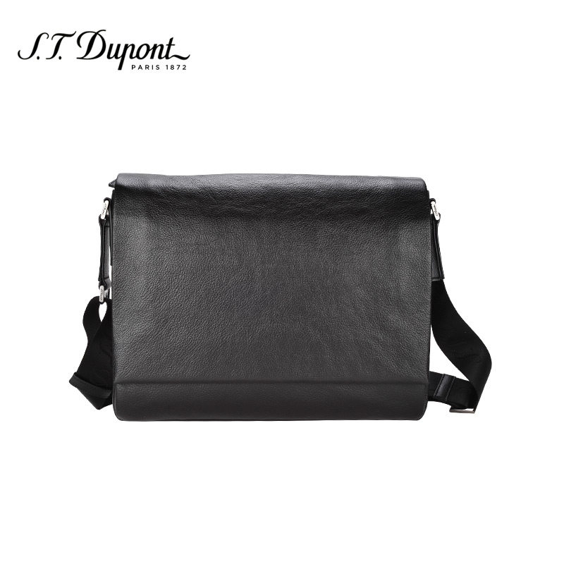 S．T．Dupont/都彭牛皮横肩袋 单肩斜挎包 商务公文包3004-6192