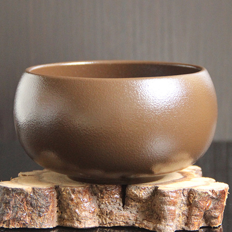 复古风和尚钵碗纯色碗钵尘僧居士素食饭碗复古佛文化钵盂中式陶瓷