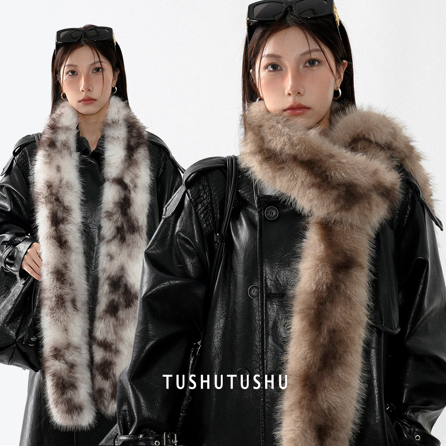 TUshu/气质千金风～复古高ji感毛毛围巾冬季时髦保暖仿皮草围脖女,服饰配件/皮带/帽子/围巾,围巾/丝巾/披肩,淘宝优惠券,粉丝福利购,淘宝优惠卷