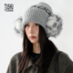 TUshu 抽象小狗～冬季 百搭保暖护耳毛线帽韩系ins素颜早八针织帽