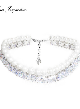 【明星同款】NanaJacqueline彷珍珠项炼女轻奢小众设计感锁骨炼