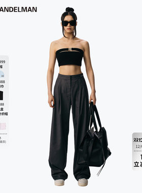 2025秋季新款明星同款白色高腰西裤 直筒裤 垂感休闲裤