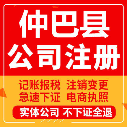仲巴公司注册个体工商营业执照代办公司注销企业变更股权异常