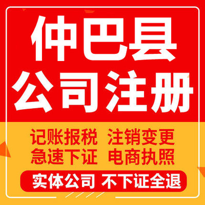 仲巴公司注册个体工商营业执照代办公司注销企业变更股权异常