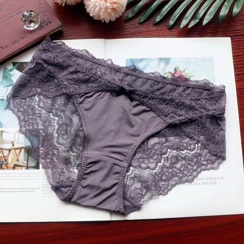 2025新款性感蕾丝内裤女士纯棉抗菌全棉裆超薄少女生低腰三角裤衩