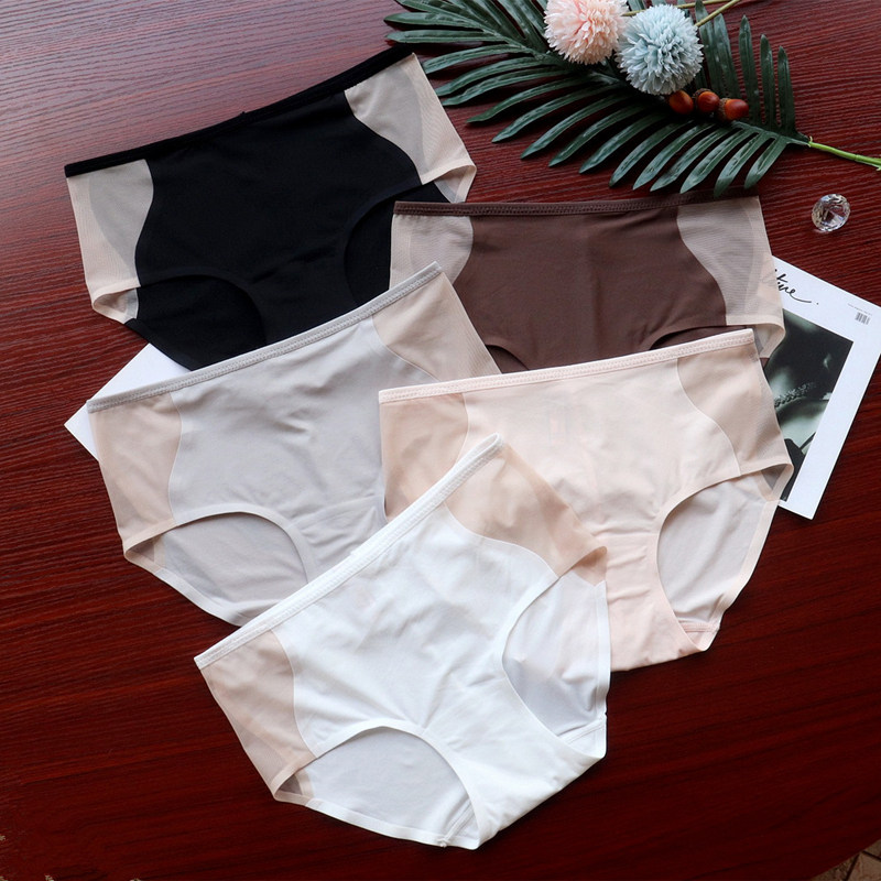 性感内裤女裸感蜜桃臀纯棉抑菌不夹臀运动女士三角裤提臀翘臀短裤