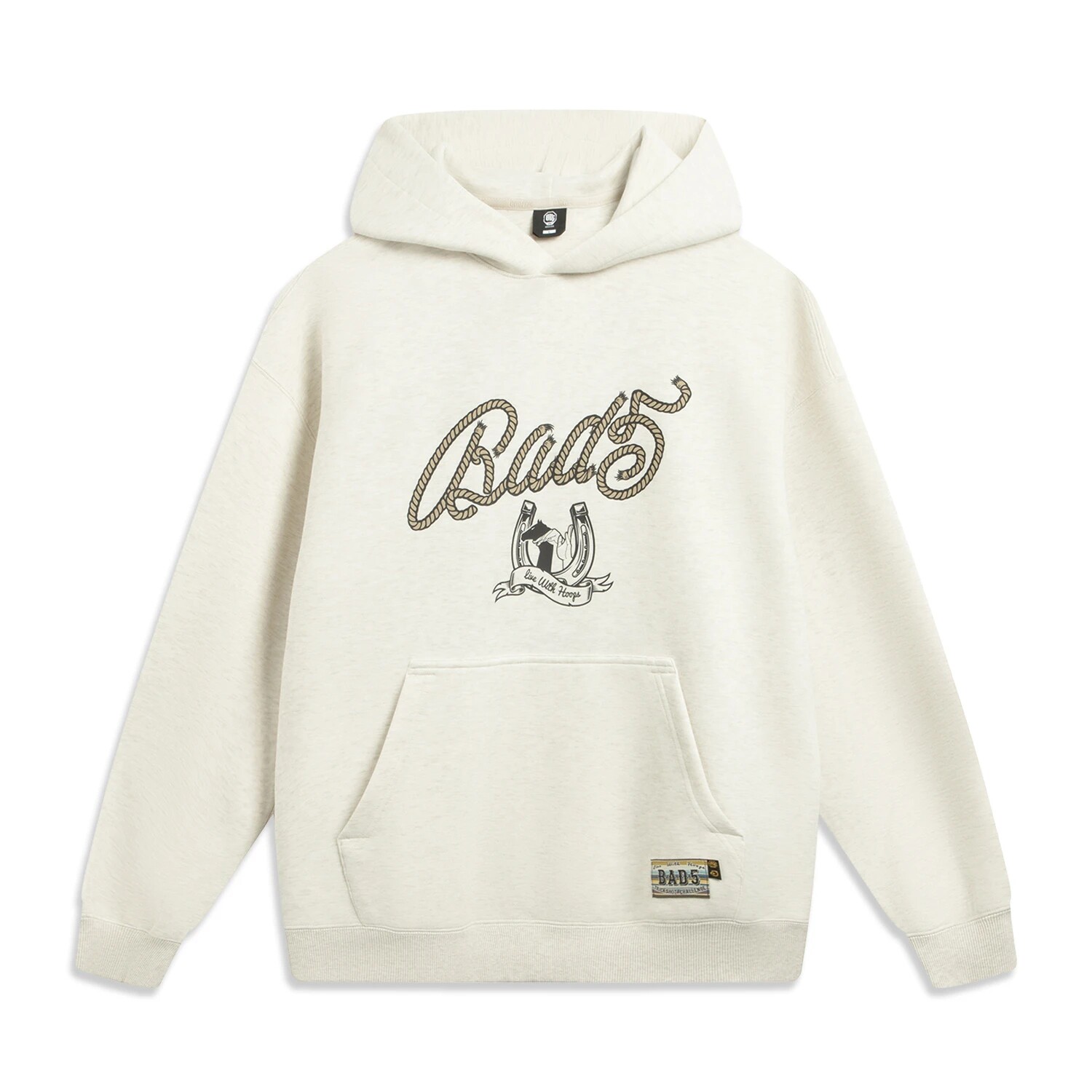 李宁反伍男子宽松套头卫衣