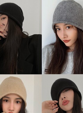 iLEFT左边日常穿搭配饰  秋冬针织帽女 多色可选