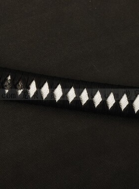 龙泉世剑 全新26cm 手柄 丝绳 黑光板 合金配件 仿鱼皮 通用