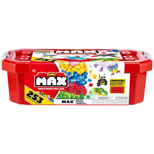 ZURU MAX小人积木套装253粒拼装小颗粒积木8346