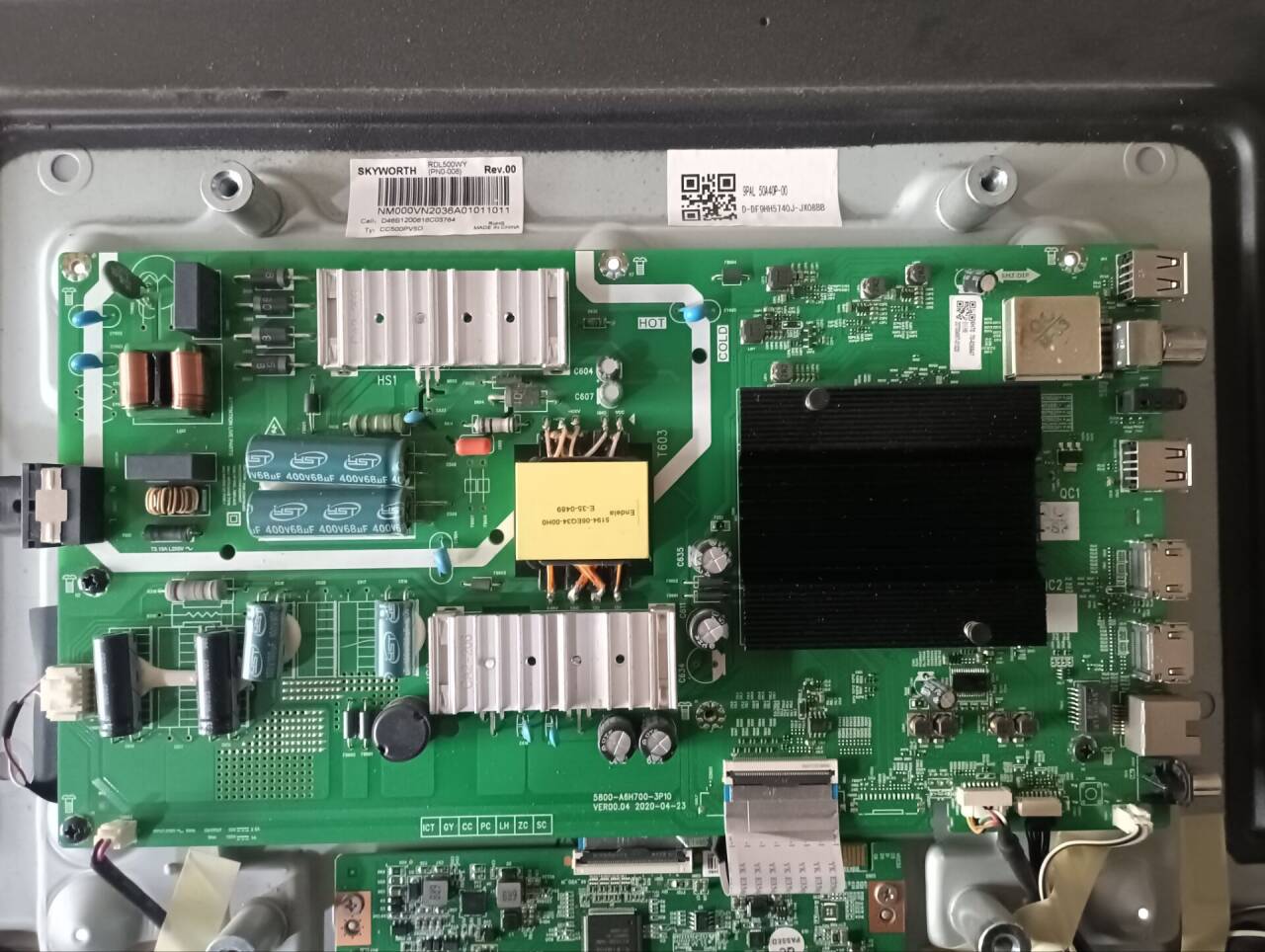 创维50V40 50M2 M9S主板5800-A6H700-3P10屏RDL500WY(PND-008)