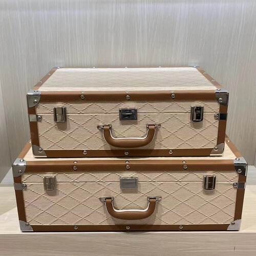 皮革手提收纳箱样板房摄影拍摄