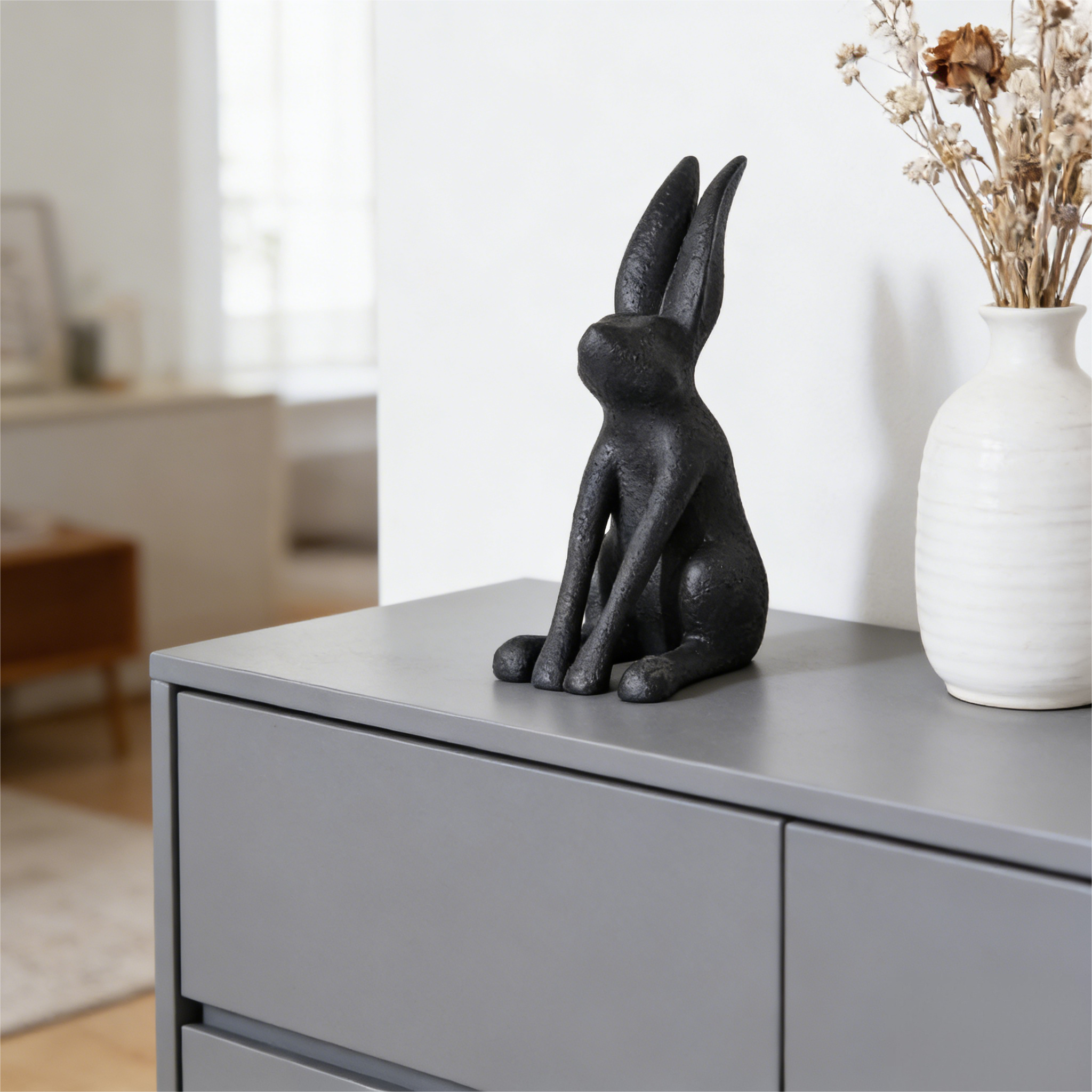 现代简约客厅兔子桌面摆件桌面装饰品家居简约气质工艺品创意摆设,家居饰品,装饰摆件,淘宝优惠券,粉丝福利购,淘宝优惠卷