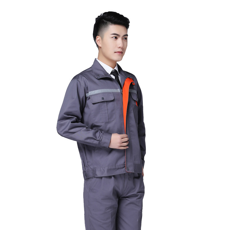 美安奴秋冬工作服套装男女反光条上衣物流安保机修4S建筑制服劳保