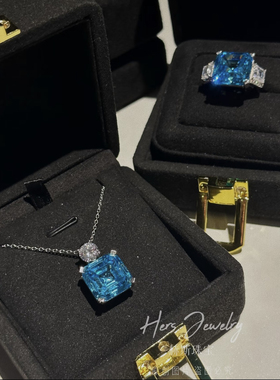 【马尔代夫的海】富婆大冰糖阿斯切吊坠s925银