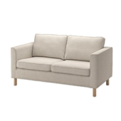 IKEA宜家派如普双人沙发小户型北欧公寓客厅出租房卧室双人布艺