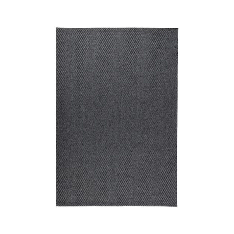 IKEA宜家莫鲁平织地毯室内/户外深灰色家用简约地垫脚垫160x230cm